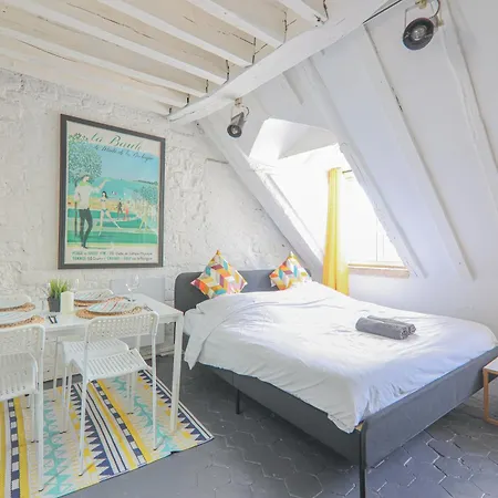 Apartment-4p-city Centre Lescot With Netflix Parigi